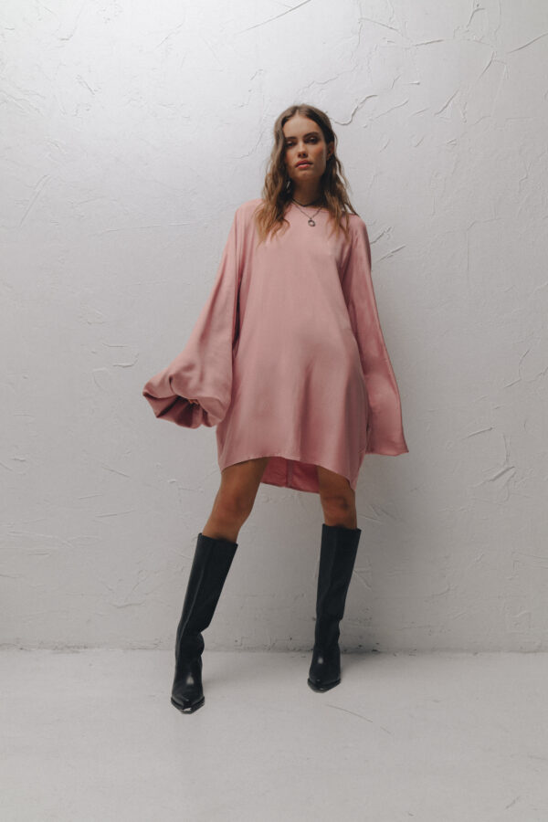 YUNNA Dress Rose - obrazek 3